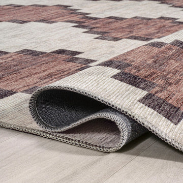 Timantii Modern Trellis Kilim Area Rug